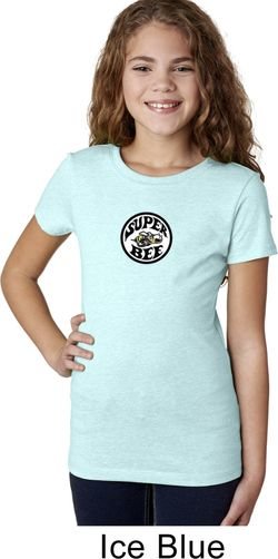 Dodge Super Bee Circle Logo Middle Print Girls Shirt