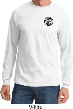 Dodge Super Bee Circle Logo Pocket Print Long Sleeve Shirt