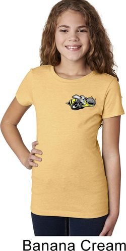 Dodge Super Bee Logo Pocket Print Girls Shirt