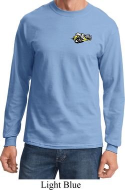 Dodge Super Bee Logo Pocket Print Long Sleeve Shirt