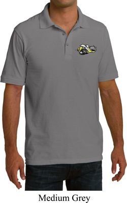 Dodge Super Bee Logo Pocket Print Mens Pique Polo Shirt