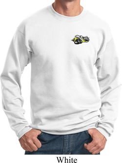 Dodge Super Bee Logo Pocket Print Sweat Shirt