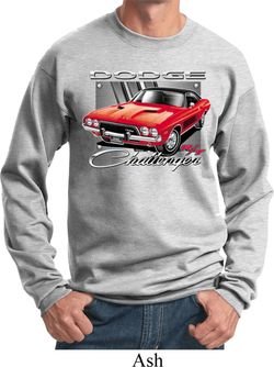 Dodge Sweatshirt Red Challenger Sweat Shirt