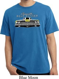 Dodge Yellow Plymouth Roadrunner Pigment Dyed Shirt