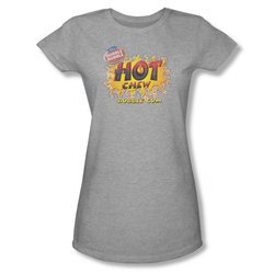 Double Bubble Shirt Juniors Hot Chew Athletic Heather T-Shirt