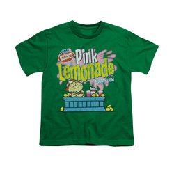 Double Bubble Shirt Kids Pink Lemonade Kelly Green T-Shirt