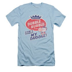 Double Bubble Shirt Slim Fit Don't Burst Light Blue T-Shirt