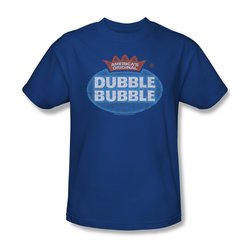 Double Bubble Shirt Vintage Logo Royal Blue T-Shirt