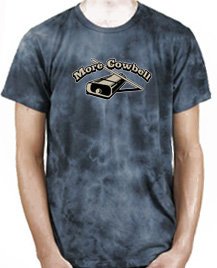 Drummer Shirt More Cowbell Funny Musician Ocean Wash T-shirt
