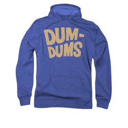 Dum Dums Hoodie Distressed Logo Royal Blue Sweatshirt Hoody