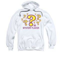 Dum Dums Hoodie Mystery Flavor White Sweatshirt Hoody