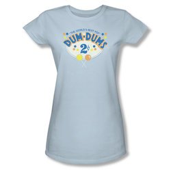 Dum Dums Shirt Juniors 2 Cents Light Blue T-Shirt