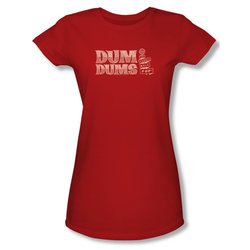 Dum Dums Shirt Juniors Worlds Best Red T-Shirt