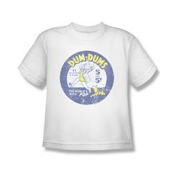 Dum Dums Shirt Kids 5 For 5 Cents White T-Shirt