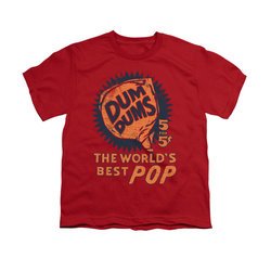 Dum Dums Shirt Kids The Best Pop For 5 Cents Red T-Shirt