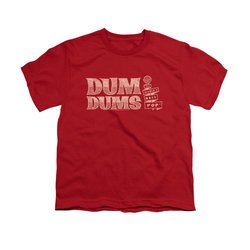 Dum Dums Shirt Kids Worlds Best Red T-Shirt