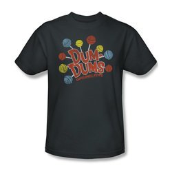 Dum Dums Shirt Original Pops Charcoal T-Shirt
