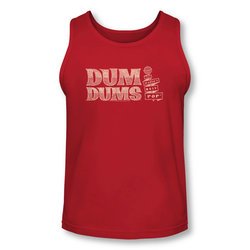 Dum Dums Shirt Tank Top Worlds Best Red Tanktop