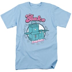 Click to get Easy Bake Lets Bake Adult Tshirt  Light Blue