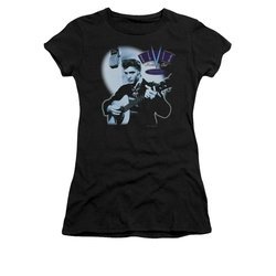 Elvis Juniors T-shirt - Hillbilly Cat Black Tee