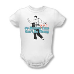 Elvis Presley Baby Romper 50 Million Fans Plus 1 White Infant Babies Creeper