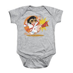 Elvis Presley Baby Romper Pow Athletic Heather Infant Babies Creeper