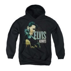 Elvis Presley Hoodie Always The Original Black Sweatshirt Hoody