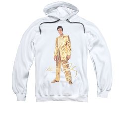 Elvis Presley Hoodie Gold Suit White Sweatshirt Hoody