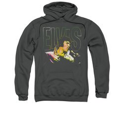 Elvis Presley Hoodie Multicolored Charcoal Sweatshirt Hoody