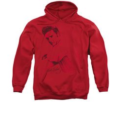 Elvis Presley Hoodie On The Range Red Sweatshirt Hoody