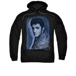 Elvis Presley Hoodie Overlay Black Sweatshirt Hoody