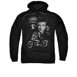 Elvis Presley Hoodie Rides Again Black Sweatshirt Hoody
