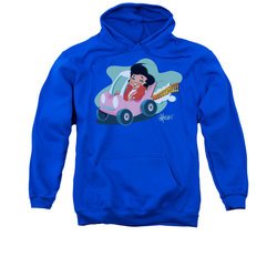 Elvis Presley Hoodie Speedway Royal Blue Sweatshirt Hoody
