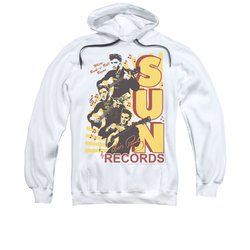 Elvis Presley Hoodie Sun Records Soundtrack White Sweatshirt Hoody