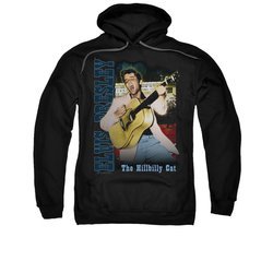 Elvis Presley Hoodie The Hillbilly Cat Black Sweatshirt Hoody