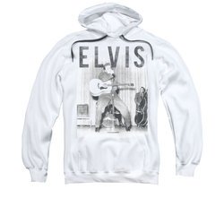 Elvis Presley Hoodie With The Band White Sweatshirt Hoody