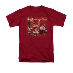 Elvis Presley Shirt Christmas Album Cardinal T-Shirt