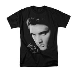 Elvis Presley Shirt Face Black T-Shirt
