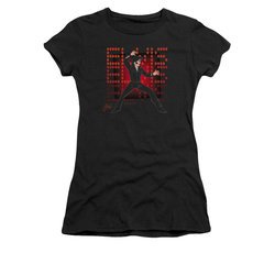 Elvis Presley Shirt Juniors 69 Anime Black T-Shirt