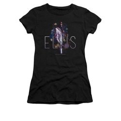 Elvis Presley Shirt Juniors Dream State Black T-Shirt