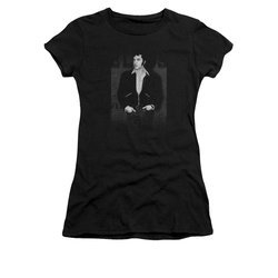 Elvis Presley Shirt Juniors Just Cool Black T-Shirt