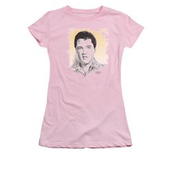 Elvis Presley Shirt Juniors Matinee Idol Pink T-Shirt