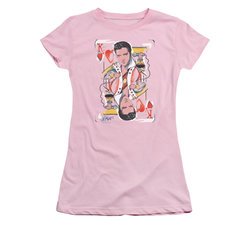 Elvis Presley Shirt Juniors Of Hearts Pink T-Shirt