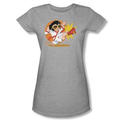 Elvis Presley Shirt Juniors Pow Athletic Heather T-Shirt