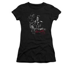 Elvis Presley Shirt Juniors Show Stopper Black T-Shirt