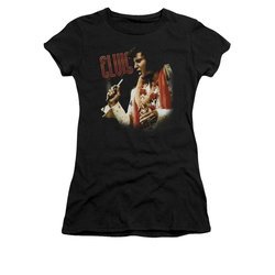 Elvis Presley Shirt Juniors Soulful Black T-Shirt
