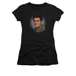 Elvis Presley Shirt Juniors Starlite Black T-Shirt