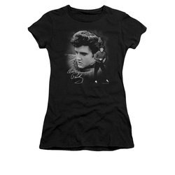 Elvis Presley Shirt Juniors Sweater Black T-Shirt
