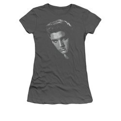 Elvis Presley Shirt Juniors True American Idol Charcoal T-Shirt