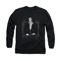Elvis Presley Shirt Just Cool Long Sleeve Black Tee T-Shirt